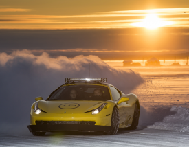 Yellow-Ferrari-drift-close-up